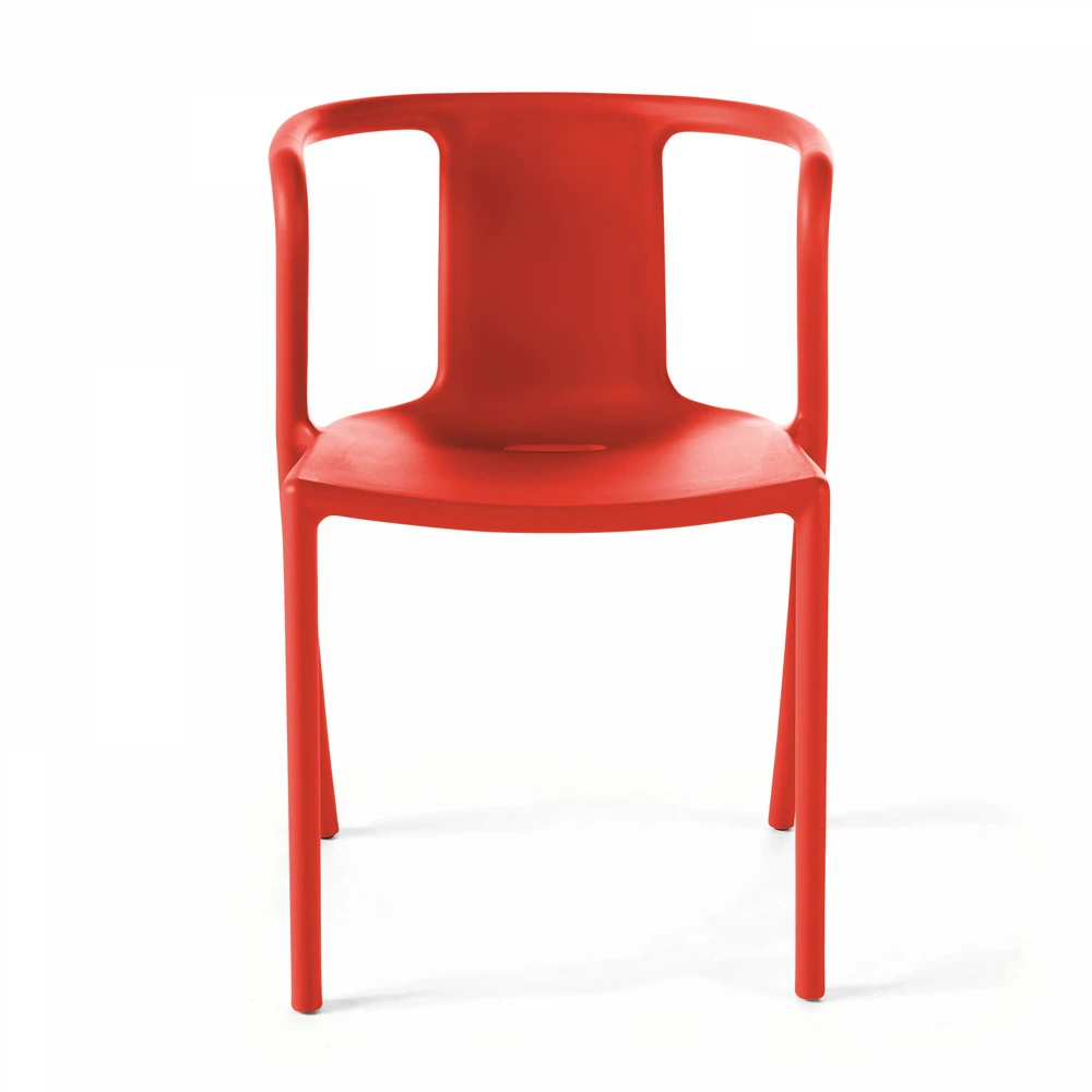 Fauteuil En Plastique Rouge 3 Fauteuil En Plastique Rouge – Image 3