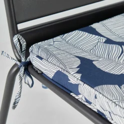 Lot De 4 Galettes De Chaise Polyester Abaca Bleu 40x40x3 Cm 8 Lot De 4 Galettes De Chaise Polyester Abaca Bleu 40x40x3 Cm -Konst Decor Magasin 6488657fa535e9.96518743