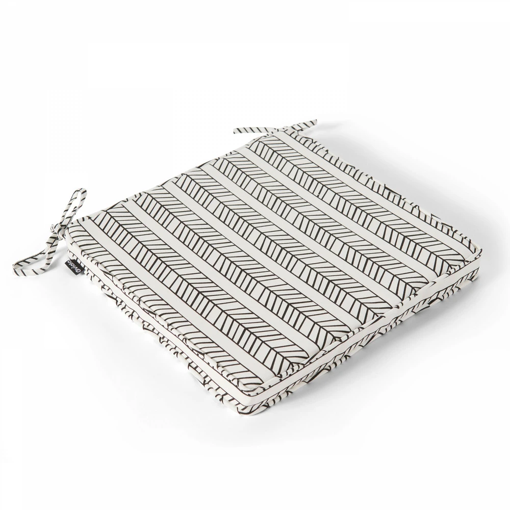 Lot De 4 Galettes De Chaise Polyester Tempu 40x40x3 Cm 2 Lot De 4 Galettes De Chaise Polyester Tempu 40x40x3 Cm – Image 2