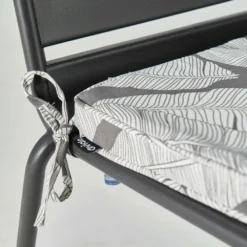 Lot De 4 Galettes De Chaise Polyester Abaca Gris 40x40x3 Cm 9 Lot De 4 Galettes De Chaise Polyester Abaca Gris 40x40x3 Cm -Konst Decor Magasin 6488658dcff496.02036527