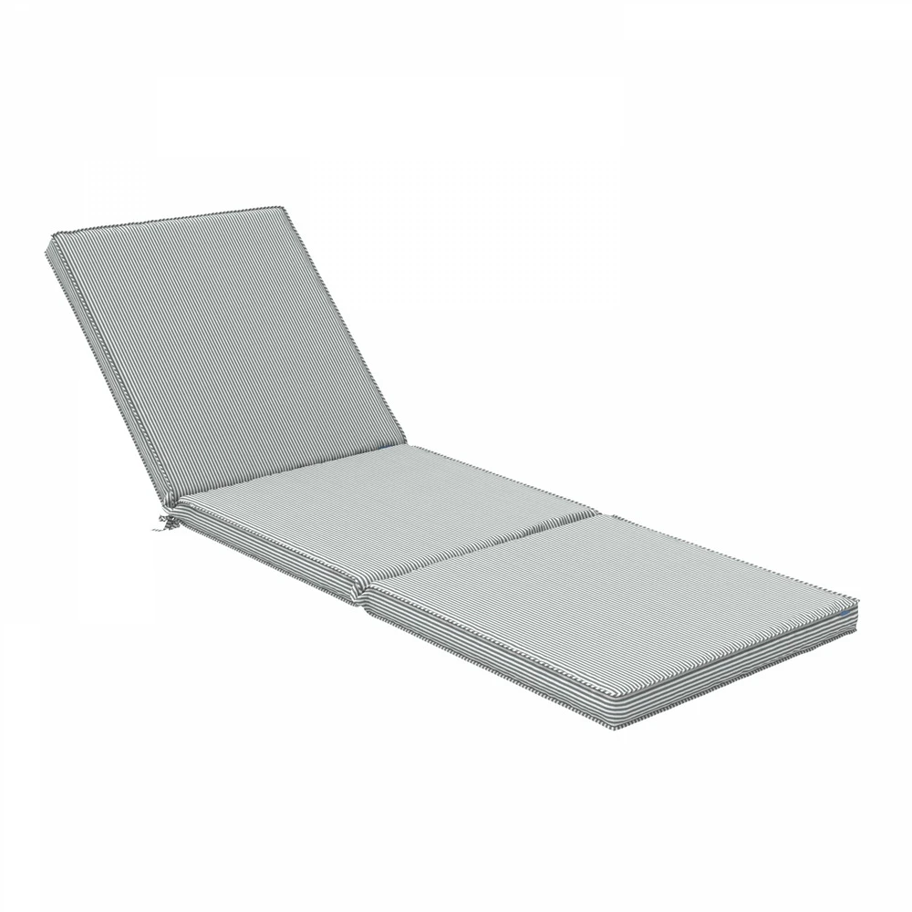 Coussin Bain De Soleil Polyester Blanc Et Gris 186 X 60 X 5 Cm 1 Coussin Bain De Soleil Polyester Blanc Et Gris 186 X 60 X 5 Cm