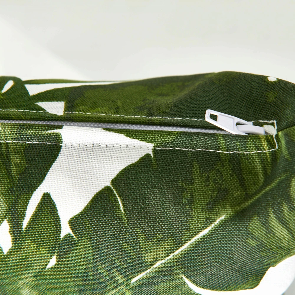 Lot De 2 Coussins Carrés Polyester Jungle 45x45x8 Cm 3 Lot De 2 Coussins Carrés Polyester Jungle 45x45x8 Cm – Image 3