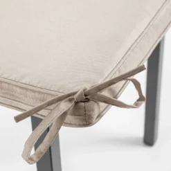 Lot De 4 Galettes De Chaise Polyester Taupe 40x40x3 Cm 8 Lot De 4 Galettes De Chaise Polyester Taupe 40x40x3 Cm -Konst Decor Magasin 648865a0577e92.86739488