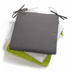 Lot De 4 Galettes De Chaise Polyester Gris 40x40x3 Cm 10 Lot De 4 Galettes De Chaise Polyester Gris 40x40x3 Cm -Konst Decor Magasin 648865a398d9a4.68378049