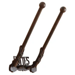 Porte-bottes Mural En Fonte Et Bois