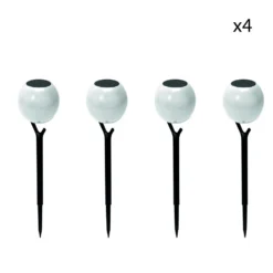 Solar Peaky Ball - Pack De 4 Lampes
