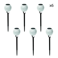 Solar Peaky Ball - Pack De 6 Lampes