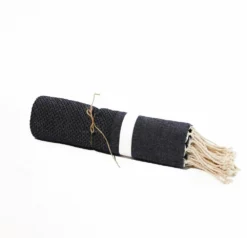 Fouta En Coton Tissage Nid D'abeille Spa 100x200cm Bleu Marine 6 Fouta En Coton Tissage Nid D'abeille Spa 100x200cm Bleu Marine -Konst Decor Magasin 648b51ccc9f828.94609112