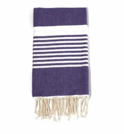 Fouta En Coton Arthur 100x200cm Violet
