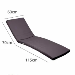 Coussin Bain De Soleil - Matelas Pour Transat Dehoussable- 185x60x5cm - Gris Carbone 11 Coussin Bain De Soleil - Matelas Pour Transat Dehoussable- 185x60x5cm - Gris Carbone -Konst Decor Magasin 648b51cfe341e4.12277248