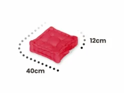 Coussin De Sol Lot De 2 - 40 X 40 Cm Rouge Piment 7 Coussin De Sol Lot De 2 - 40 X 40 Cm Rouge Piment -Konst Decor Magasin 648b51d29ef4a3.86986334