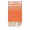 Fouta En Coton Miami 100x200cm Orange