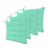 Lot De 4 Galettes De Chaise 40 X 40 Cm - Vert Mint