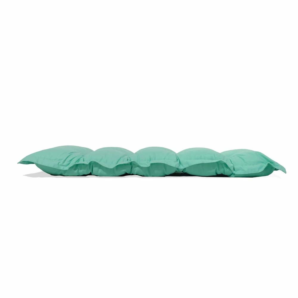 Coussin Capitonné Confort Intérieur Extérieur 120x60cm - Vert Mint 4 Coussin Capitonné Confort Intérieur Extérieur 120x60cm - Vert Mint – Image 4