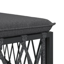 VIDAXL Salon De Jardin Avec Coussins 4 Pcs Anthracite Acier 13 VIDAXL Salon De Jardin Avec Coussins 4 Pcs Anthracite Acier -Konst Decor Magasin 648c40be042867.78206274