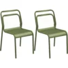 Chaises En Aluminium Eos (lot De 2)