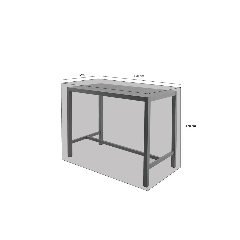 Housse De Protection Table De Bar Haute Imperméable Et Résistante Aux UV En Polyester Bleu Marine - 165x110x120cm 1 Housse De Protection Table De Bar Haute Imperméable Et Résistante Aux UV En Polyester Bleu Marine - 165x110x120cm