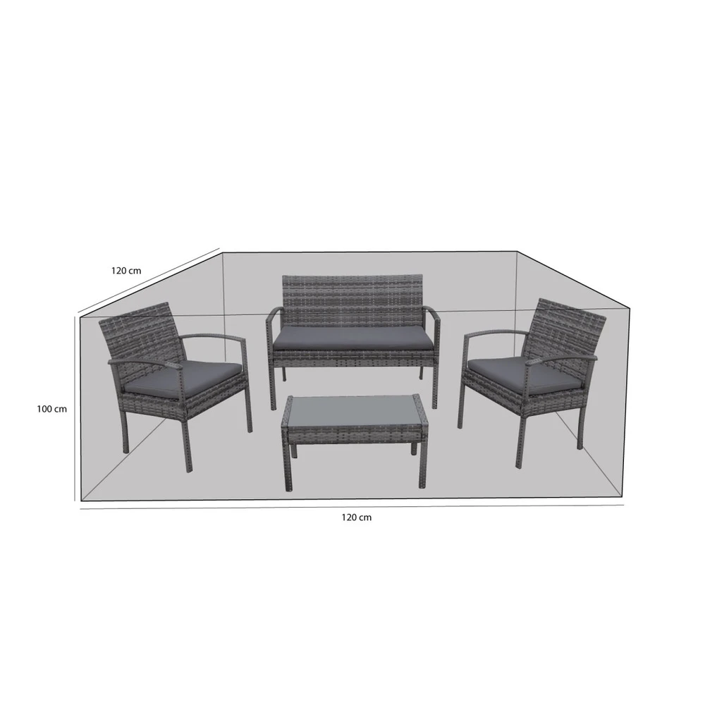 Housse De Protection Salon De Jardin Imperméable Et Résistante Aux Uv En Polyester Bleu Marine - Mobilier De Jardin - 120x120x100cm 1 Housse De Protection Salon De Jardin Imperméable Et Résistante Aux Uv En Polyester Bleu Marine - Mobilier De Jardin - 120x120x100cm