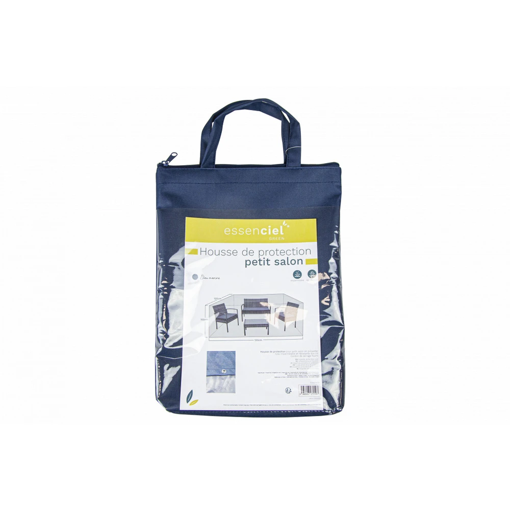 Housse De Protection Salon De Jardin Imperméable Et Résistante Aux Uv En Polyester Bleu Marine - Mobilier De Jardin - 120x120x100cm 2 Housse De Protection Salon De Jardin Imperméable Et Résistante Aux Uv En Polyester Bleu Marine - Mobilier De Jardin - 120x120x100cm – Image 2