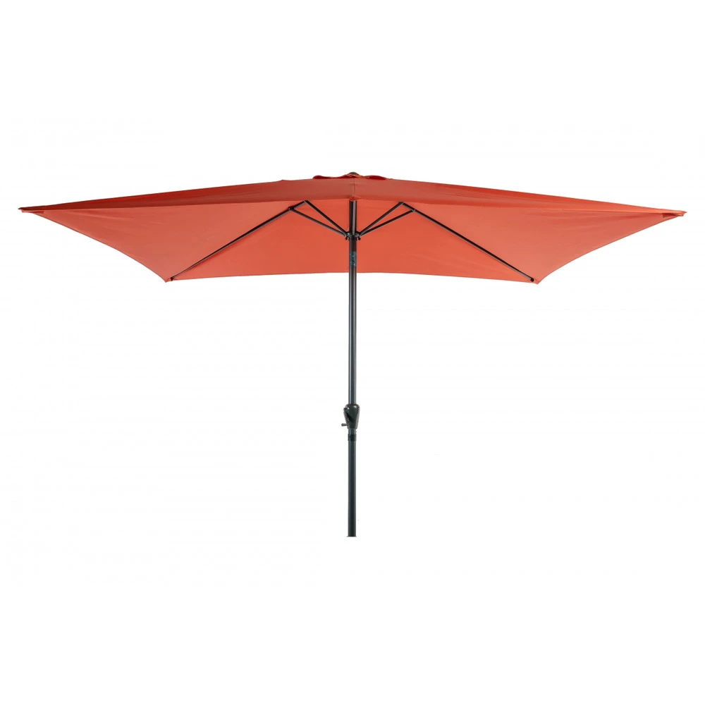 Parasol Rectangulaire 2x3m Orange Aluminium Et Polyester Avec Manivelle Inclinable - Parasol Droit - Mobilier De Jardin 1 Parasol Rectangulaire 2x3m Orange Aluminium Et Polyester Avec Manivelle Inclinable - Parasol Droit - Mobilier De Jardin