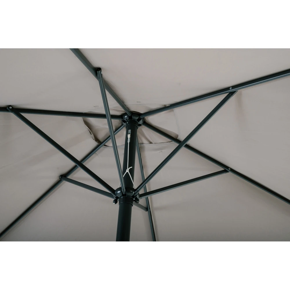 Parasol Rectangulaire Beige 2x3m Aluminium Et Polyester Avec Manivelle - Parasol Droit - Mobilier De Jardin 2 Parasol Rectangulaire Beige 2x3m Aluminium Et Polyester Avec Manivelle - Parasol Droit - Mobilier De Jardin – Image 2