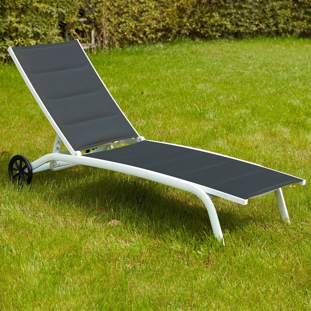 Lot De 2 Bains De Soleil En Aluminium Blanc 3 Lot De 2 Bains De Soleil En Aluminium Blanc – Image 3