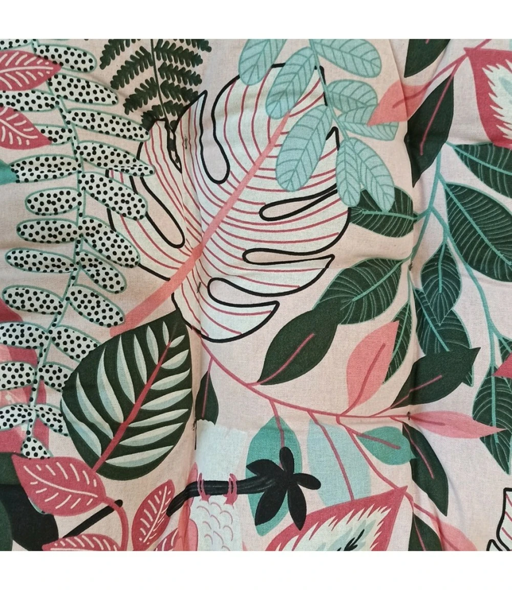 Coussin Palette 60x120 Cm Graphique Rose Coton 4 Coussin Palette 60x120 Cm Graphique Rose Coton – Image 4