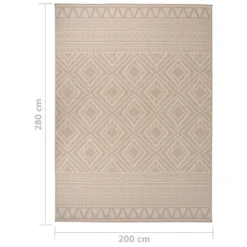 VIDAXL Tapis à Tissage Plat D'extérieur 200x280 Cm Rayures Brunes 11 VIDAXL Tapis à Tissage Plat D'extérieur 200x280 Cm Rayures Brunes -Konst Decor Magasin 6494a154330727.20048799