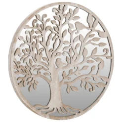 VIDAXL Miroir De Jardin Sable 40x2,5cm Fer Rond Utilisation Extérieure -Konst Decor Magasin 6494a1586d1973.04949307