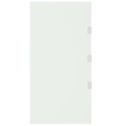 VIDAXL Panneau D'auvent De Porte Transparent 50x100 Cm Verre Trempé -Konst Decor Magasin 6494a163cf2072.19822182