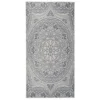 VIDAXL Tapis à Tissage Plat D'extérieur 100x200 Cm Motif Bleu