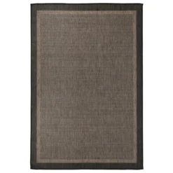 VIDAXL Tapis à Tissage Plat D'extérieur 160x230 Cm Marron Foncé
