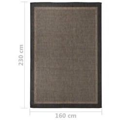 VIDAXL Tapis à Tissage Plat D'extérieur 160x230 Cm Marron Foncé 11 VIDAXL Tapis à Tissage Plat D'extérieur 160x230 Cm Marron Foncé -Konst Decor Magasin 6494a16bcc9904.53611100