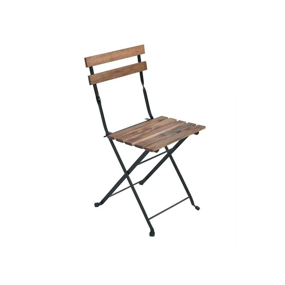 Kit Mobilier De Jardin Table+ 2 Chaises Pilante Kz Garden Bois Et Acier Jardin Terrasse 2 Kit Mobilier De Jardin Table+ 2 Chaises Pilante Kz Garden Bois Et Acier Jardin Terrasse – Image 2