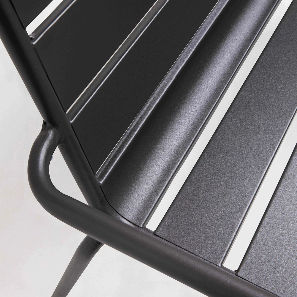 Banc De Jardin En Métal Anthracite 4 Banc De Jardin En Métal Anthracite – Image 4