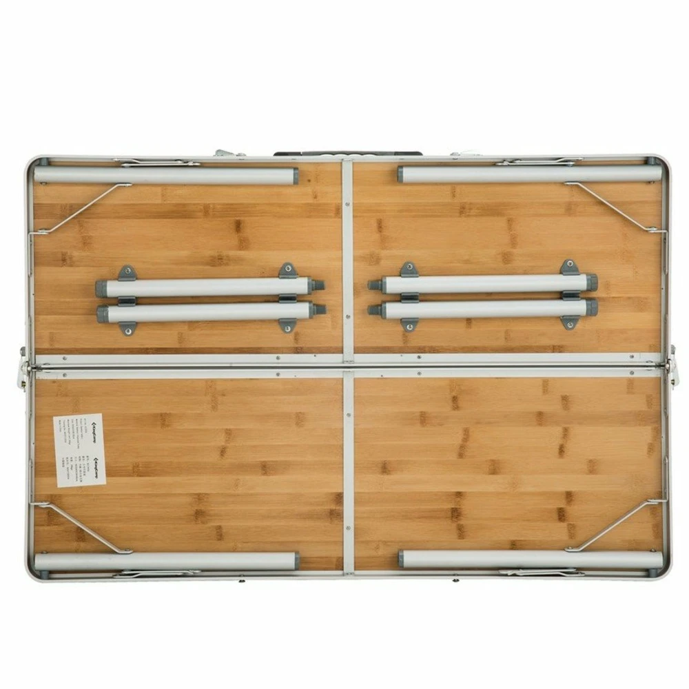 Table De Camping Pliable Avec Poignée De Transport - Kingcamp - Forme Rectangle 2 Table De Camping Pliable Avec Poignée De Transport - Kingcamp - Forme Rectangle – Image 2