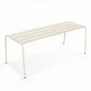 Banc De Jardin En Acier Ivoire