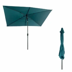Parasol Droit Hapuna Rectangulaire 2x3m Bleu -Konst Decor Magasin 6494abd625c1c3.80560455