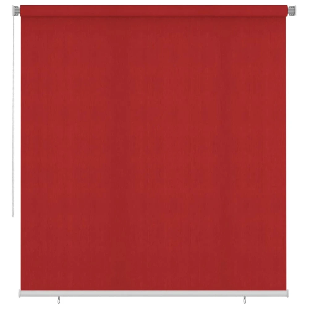 VIDAXL Store Roulant D'extérieur 220x230 Cm Rouge 2 VIDAXL Store Roulant D'extérieur 220x230 Cm Rouge – Image 2