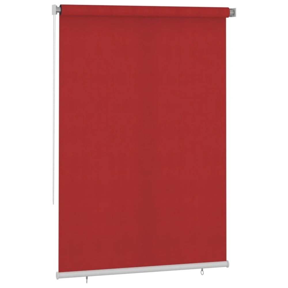 VIDAXL Store Roulant D'extérieur 160x230 Cm Rouge Pehd 2 VIDAXL Store Roulant D'extérieur 160x230 Cm Rouge Pehd – Image 2