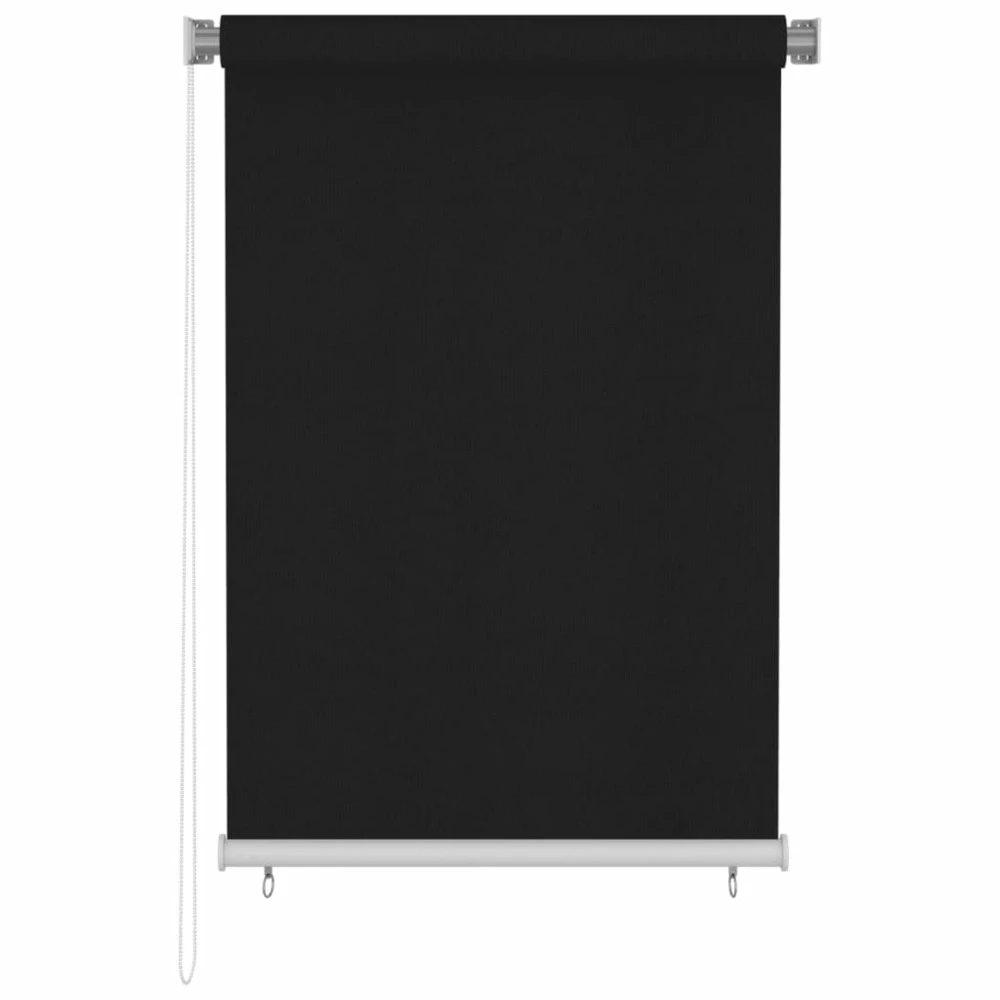 VIDAXL Store Roulant D'extérieur 100x140 Cm Noir 2 VIDAXL Store Roulant D'extérieur 100x140 Cm Noir – Image 2
