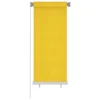 VIDAXL Store Roulant D'extérieur 60x140 Cm Jaune Pehd