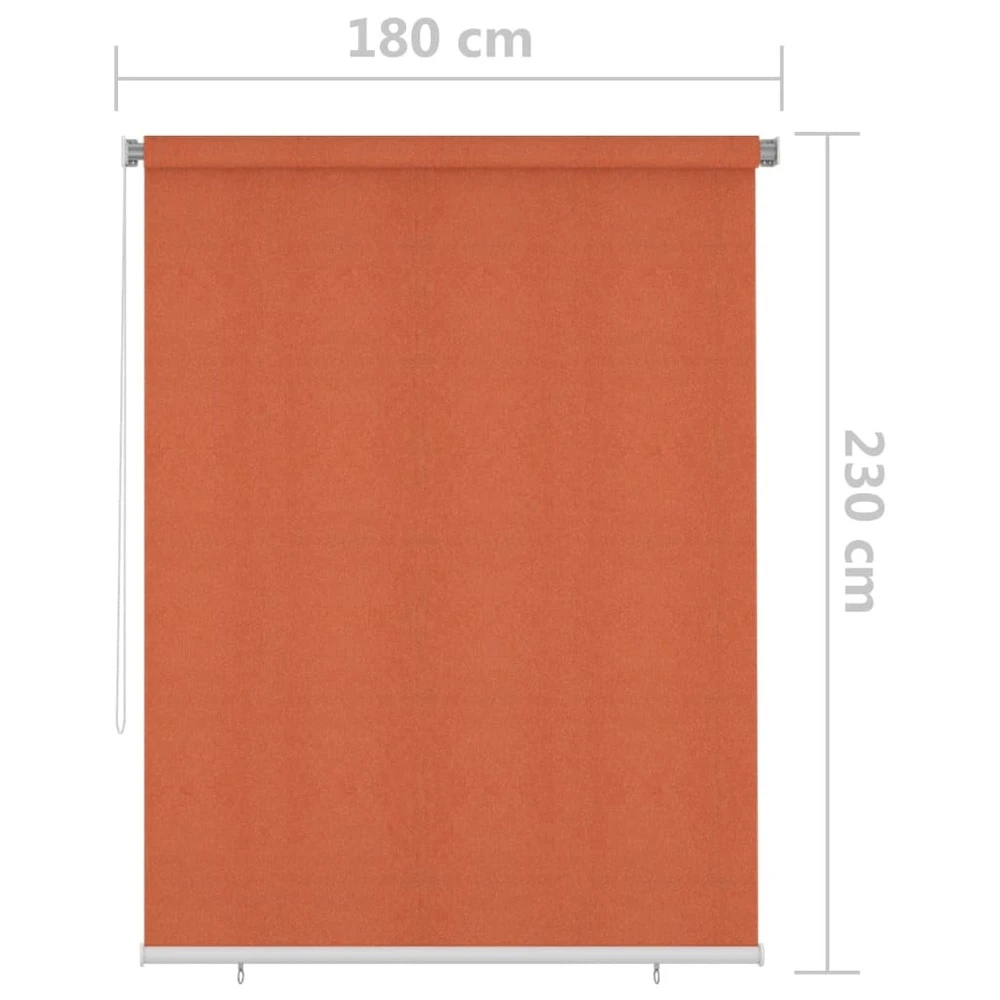 VIDAXL Store Roulant D'extérieur 180x230 Cm Orange 6 VIDAXL Store Roulant D'extérieur 180x230 Cm Orange – Image 6