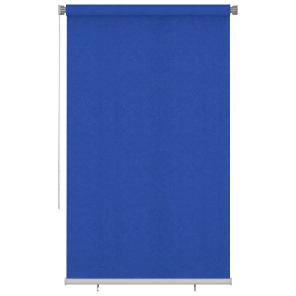 VIDAXL Store Roulant D'extérieur 140x230 Cm Bleu Pehd 2 VIDAXL Store Roulant D'extérieur 140x230 Cm Bleu Pehd – Image 2