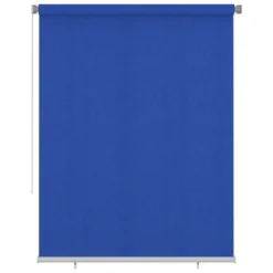 VIDAXL Store Roulant D'extérieur 180x230 Cm Bleu Pehd