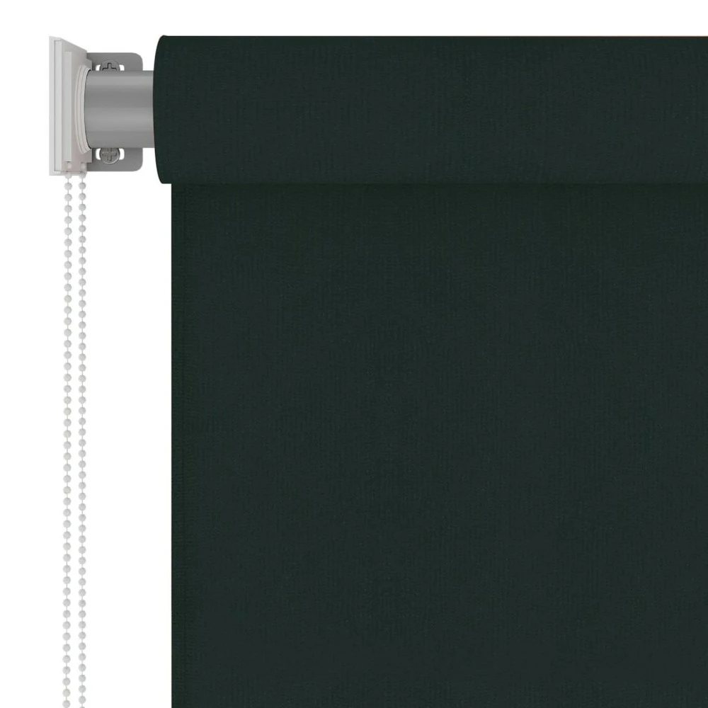 VIDAXL Store Roulant D'extérieur 120x140 Cm Vert Foncé Pehd 3 VIDAXL Store Roulant D'extérieur 120x140 Cm Vert Foncé Pehd – Image 3