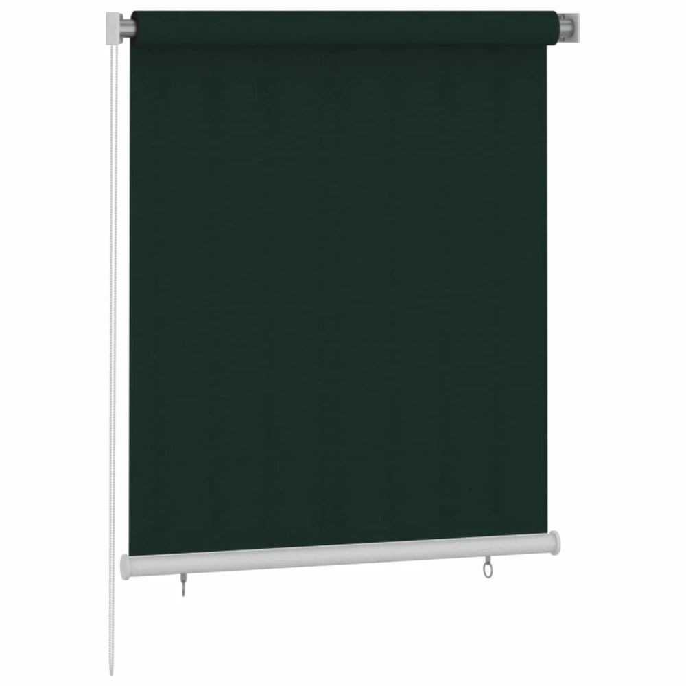 VIDAXL Store Roulant D'extérieur 120x140 Cm Vert Foncé Pehd 2 VIDAXL Store Roulant D'extérieur 120x140 Cm Vert Foncé Pehd – Image 2