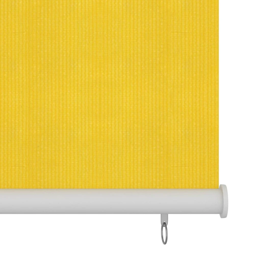 VIDAXL Store Roulant D'extérieur 120x140 Cm Jaune Pehd 4 VIDAXL Store Roulant D'extérieur 120x140 Cm Jaune Pehd – Image 4
