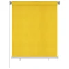 VIDAXL Store Roulant D'extérieur 120x140 Cm Jaune Pehd