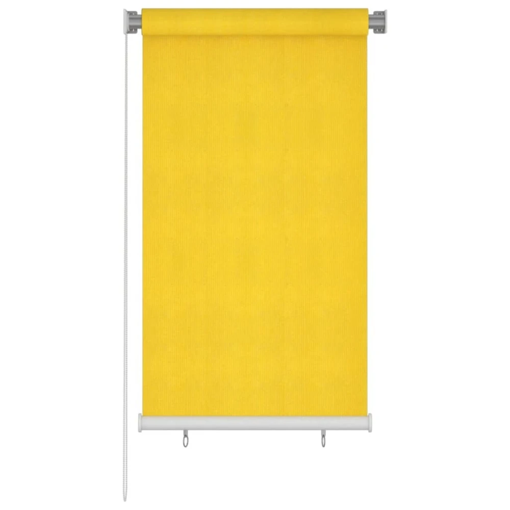 VIDAXL Store Roulant D'extérieur 80x140 Cm Jaune Pehd 1 VIDAXL Store Roulant D'extérieur 80x140 Cm Jaune Pehd